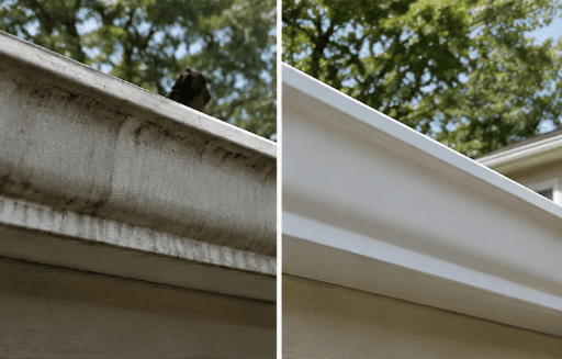 Gutter Brightening service by Puckett Exteriors
