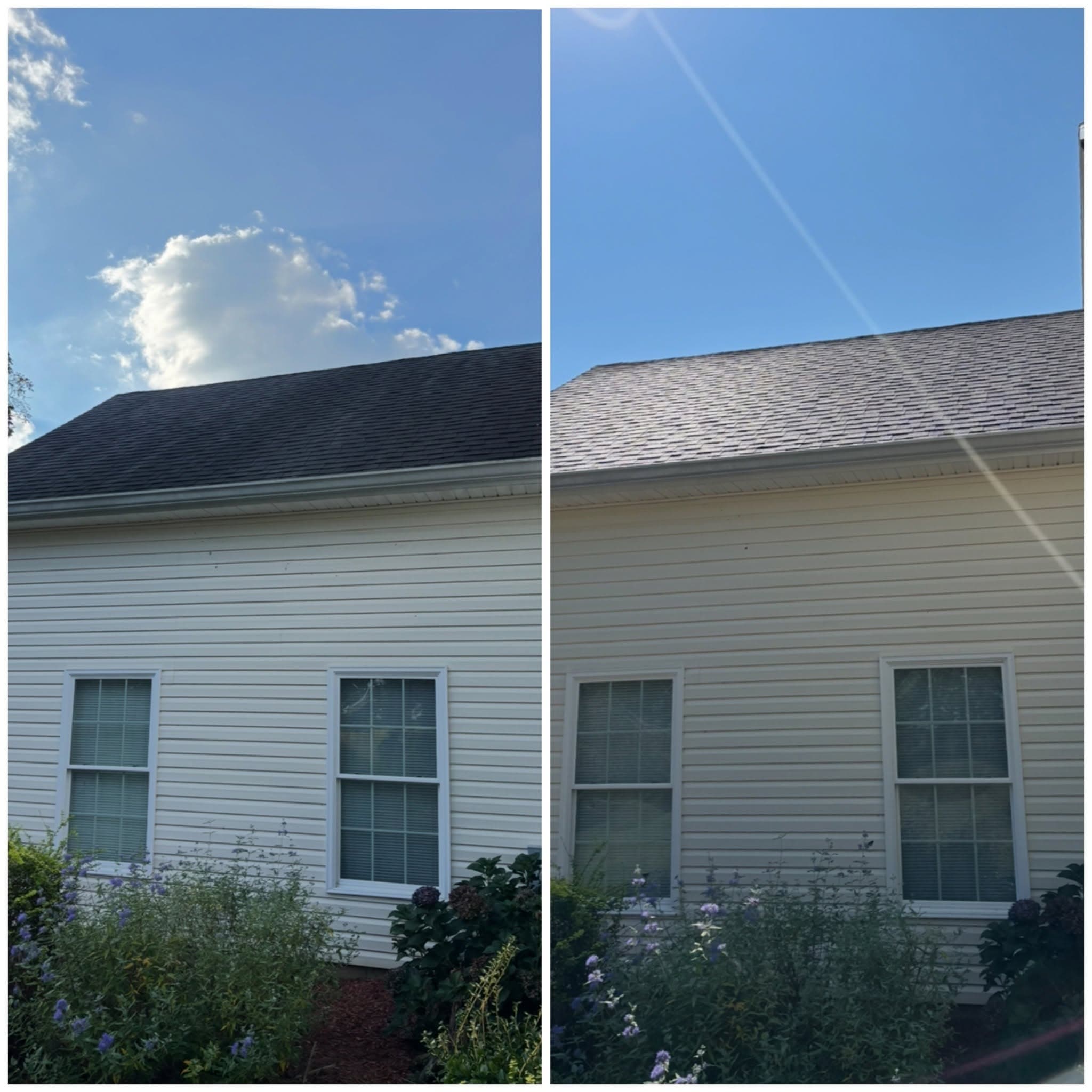 Roof Cleaning service by Puckett Exteriors